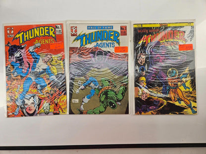 Thunder Agents 1, 3, 5 - Vintage Comic - Lot of 3