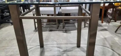 Square Glass Dining Table 45 x 45 x 29.5