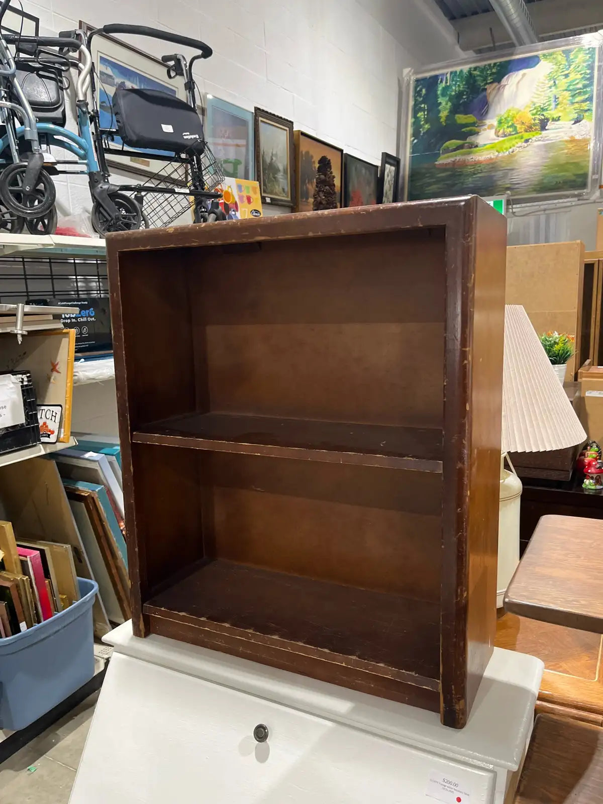 Vintage Wooden Bookcase