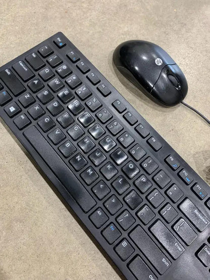 HP Mouse and Dell Keyboard