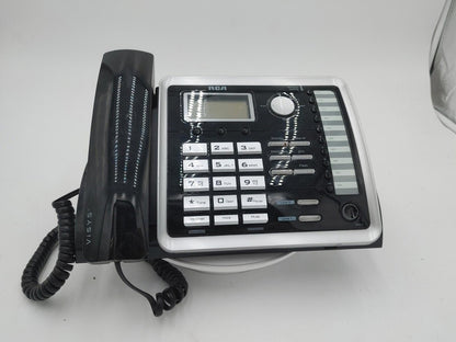 Good Condition RCA Landline Telephone Handset TC25214 Black Tested Working