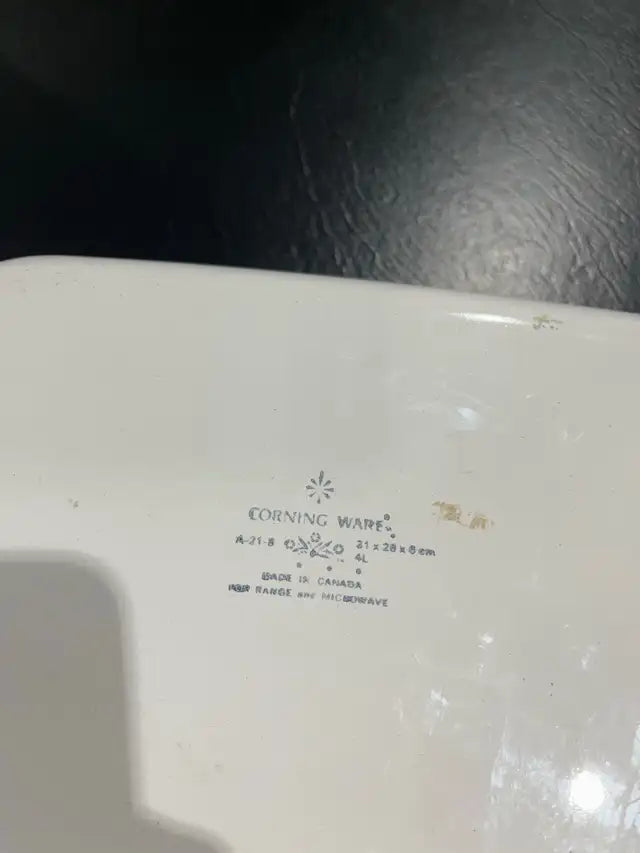 Corning Ware Casserole Dish