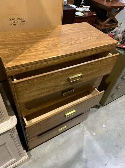 Tall 5 Drawer Wooden Dresser