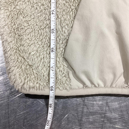 Tna Cozy Sherpa Half-Zip Hoodie Jacket Beige Size S