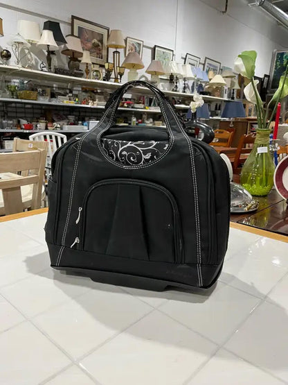 Floral Rolling Laptop Bag