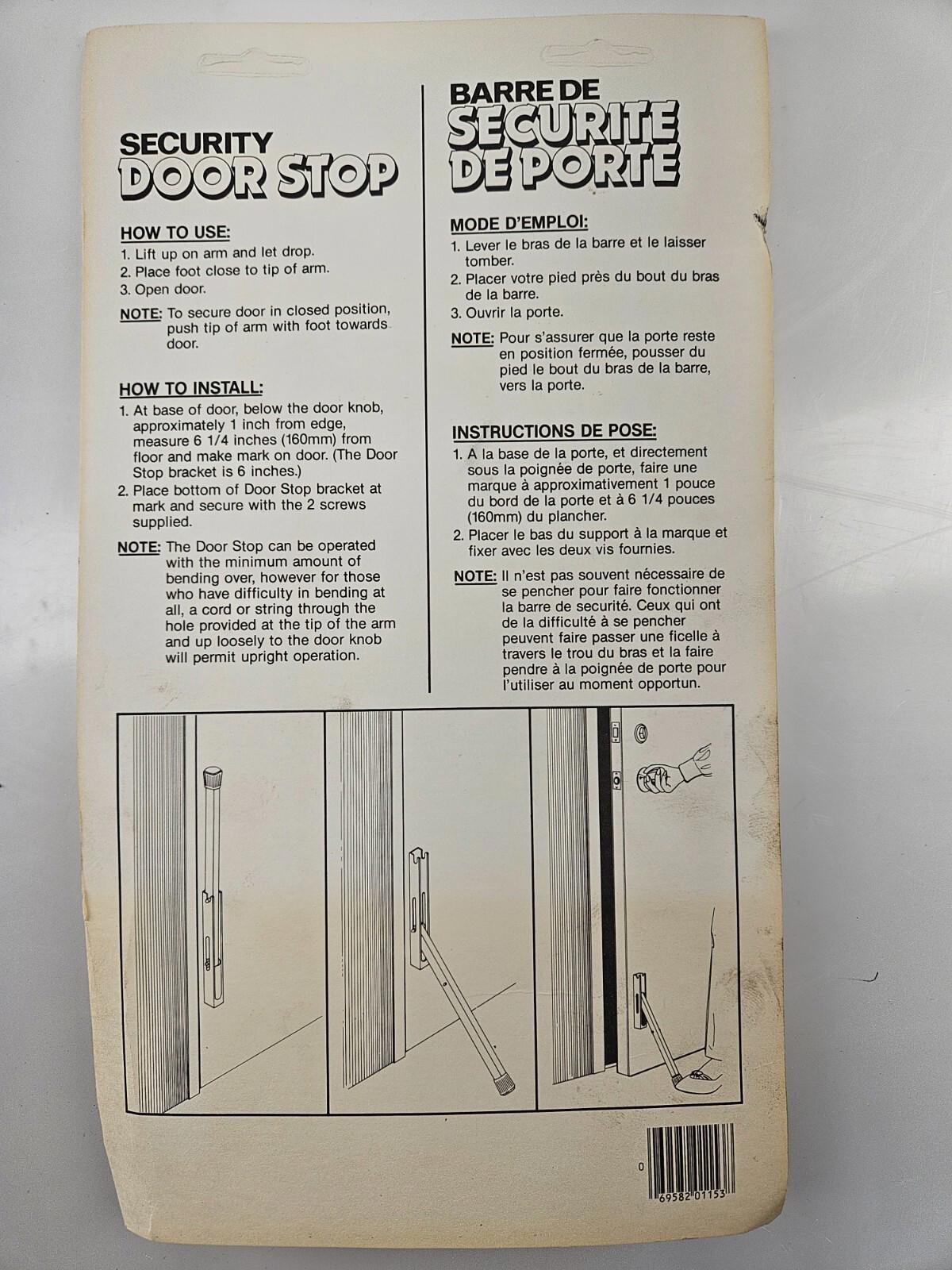 Home Security Door Stop Swing Bar Door