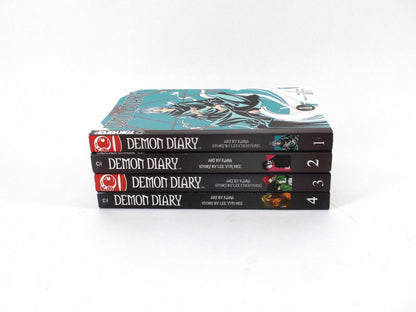 Demon Diary Manga LOT Volumes 1 - 4 Tokyo Pop