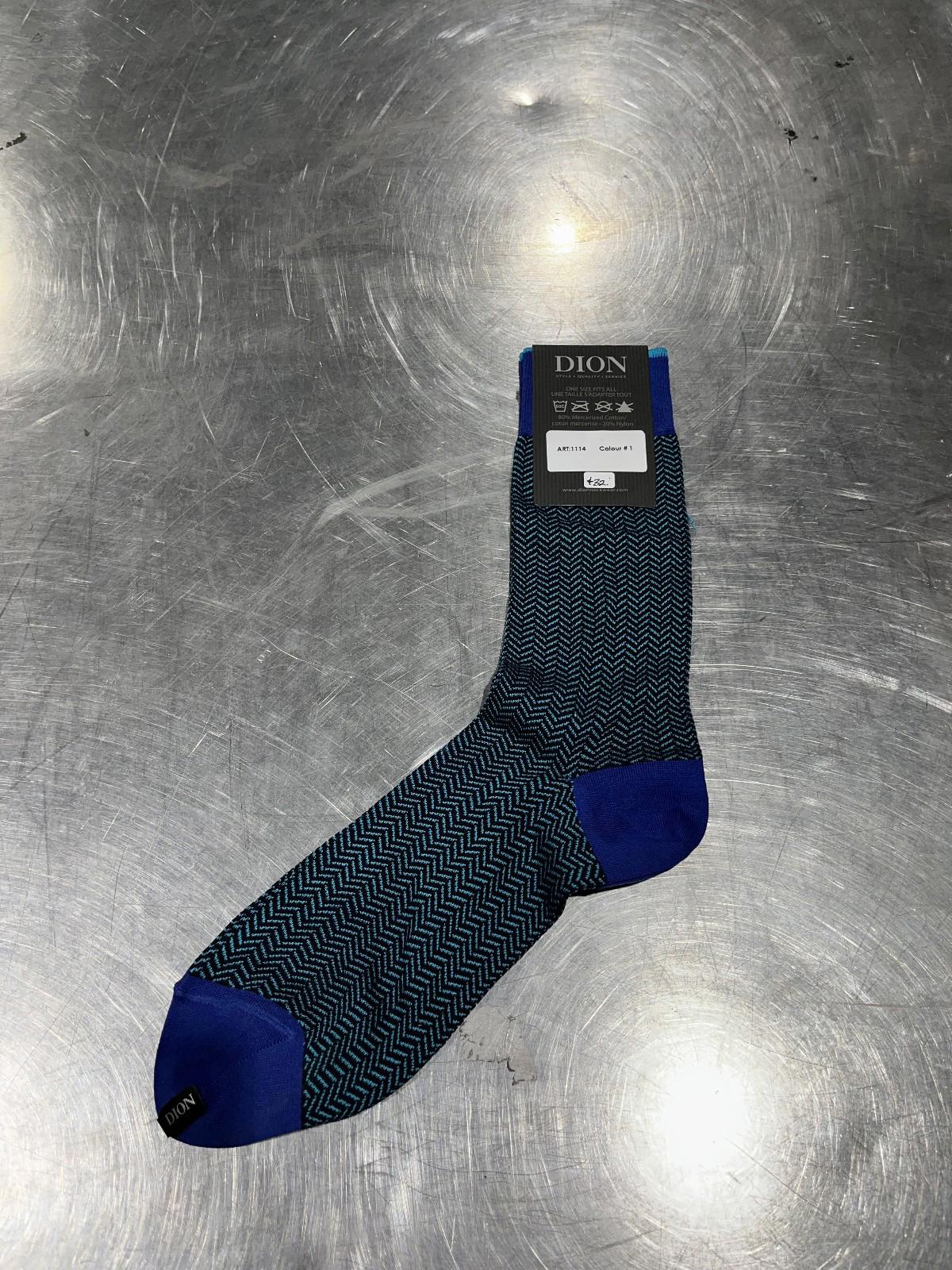 NWT Dion 1967 Socks (Blue) – One Size