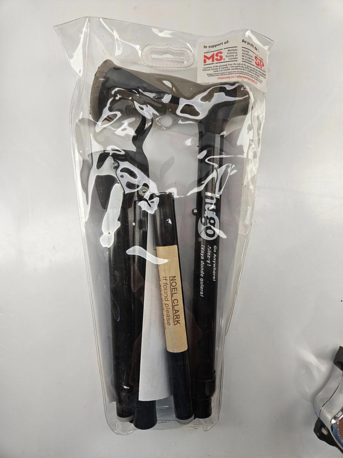 Hugo 32" Ergonomic Handle Folding Shaft Walking Cane