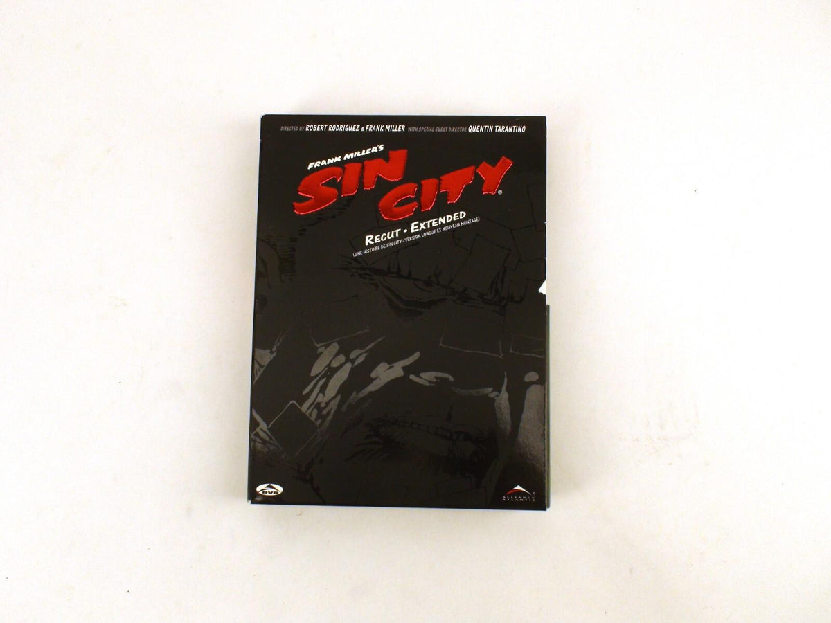 Sin City Special Edition DVD - Recut And Extended W Graphic Novel - Frank Miller