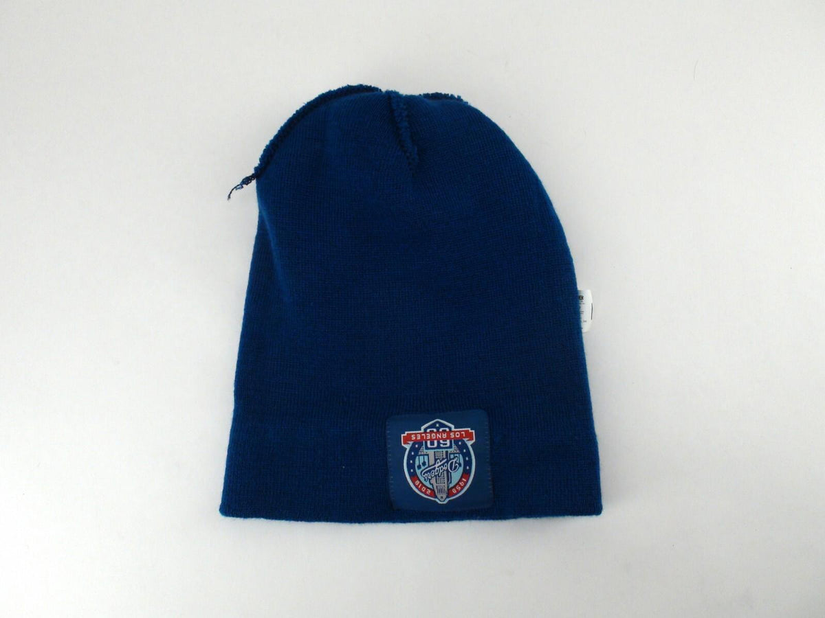 Los Angeles LA Dodgers 60th Anniversary Beanie Pom Hat - Red, White & Blue MLB