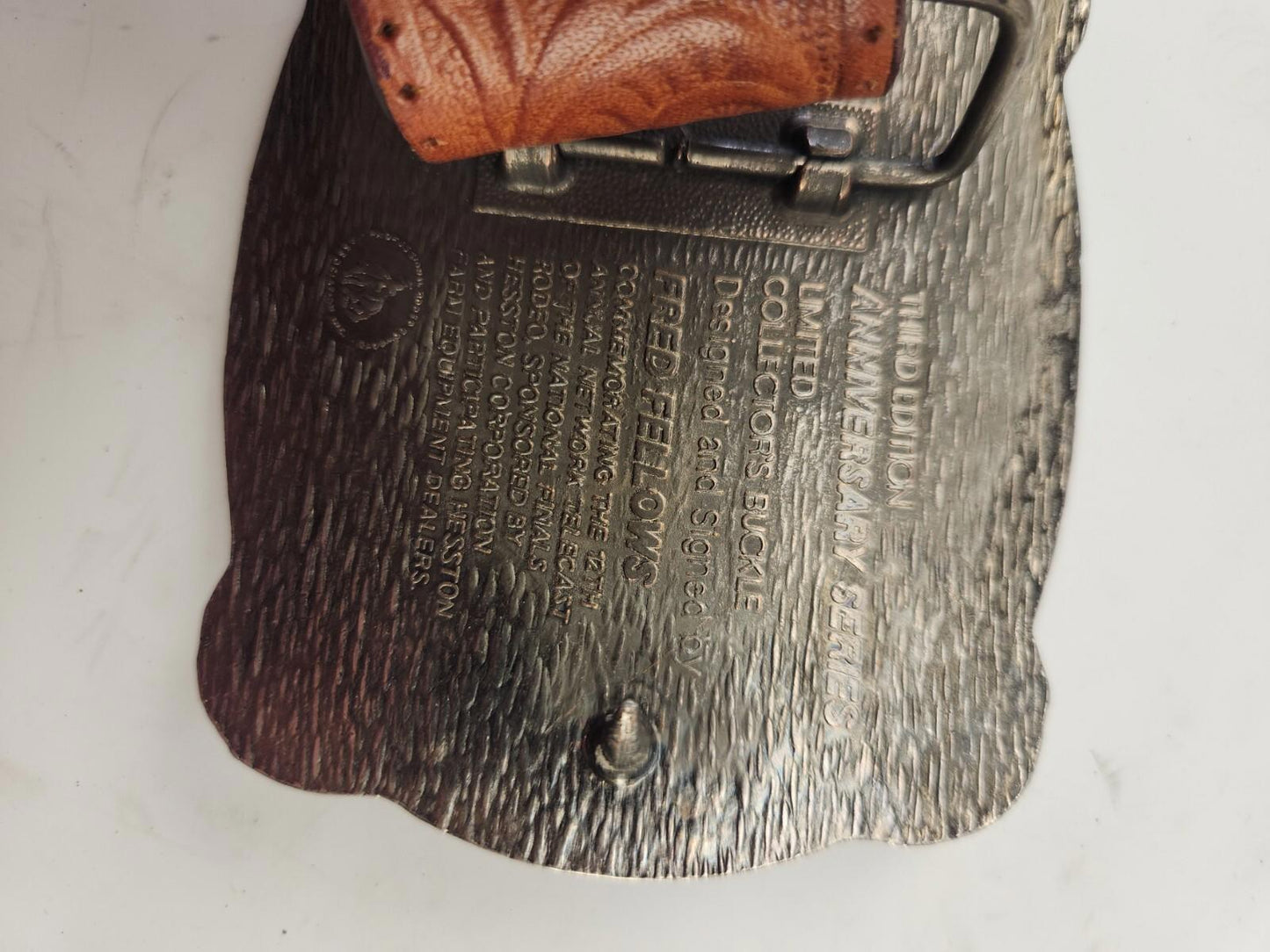 NFR 1985 Hesston National Finals Rodeo Belt - A Vintage Rodeo Gem! 🤠🐂
