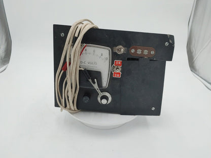 Vintage General Electric DC Volt Meter Black Untested - Fair