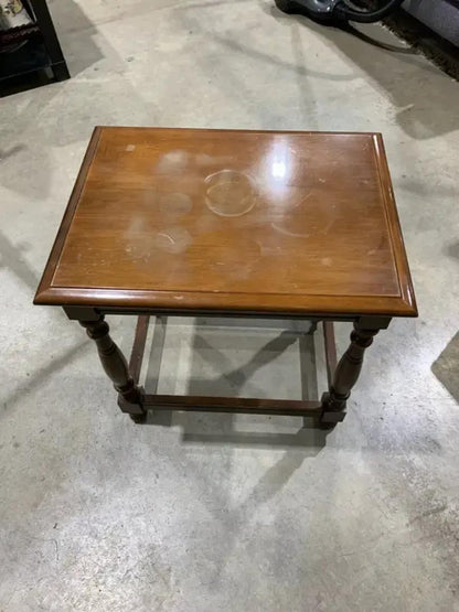 Vintage Faux Drawer Side Table