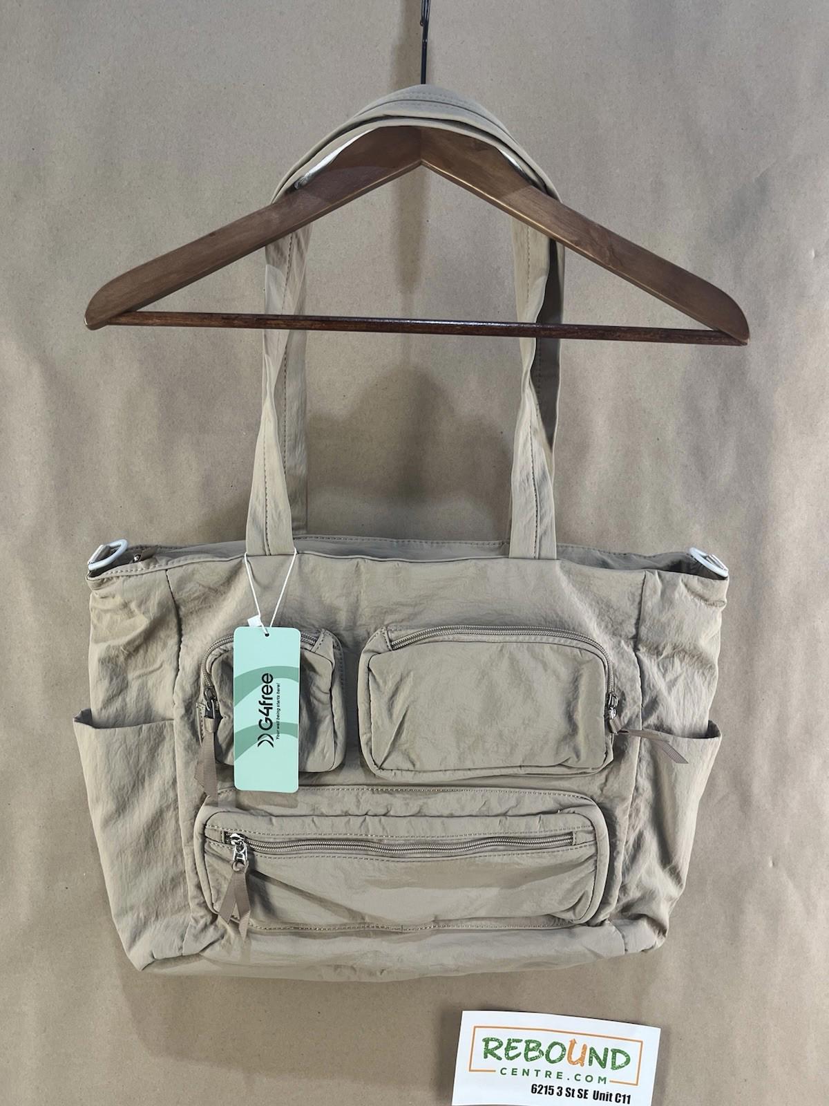 NWT G4Free Beige Tote Bag