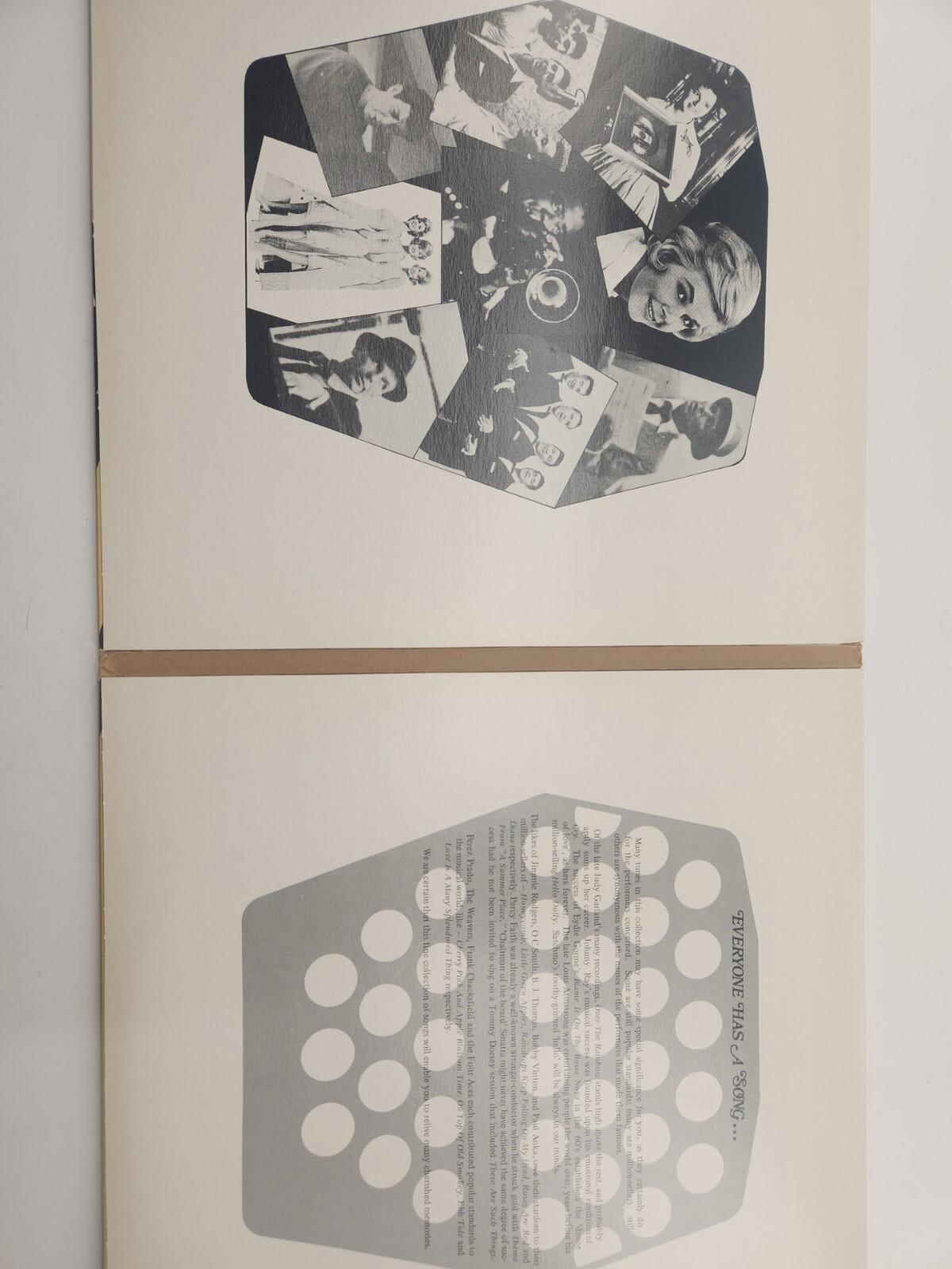 "Everyone Has A Song" - Original Songs By Original Artists - 4 Vinyl LP Albums