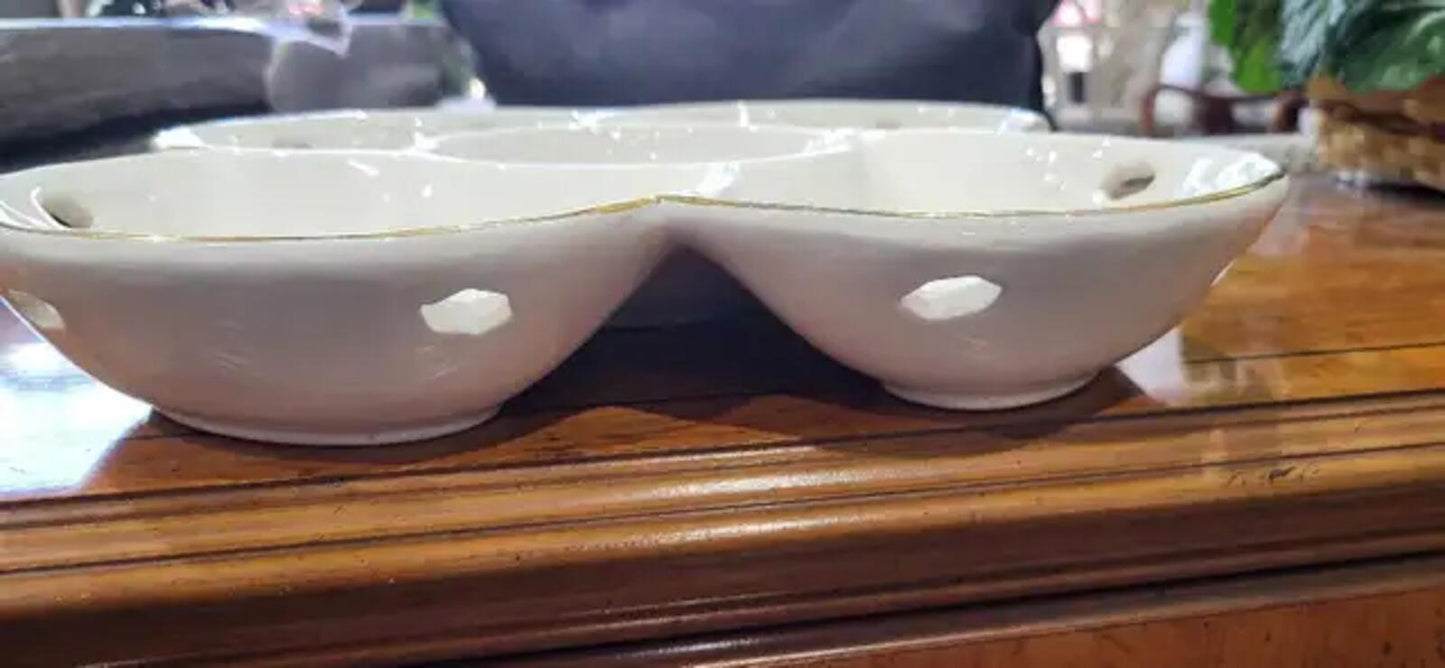 Ceramic Serving Platter with 5 Compartments