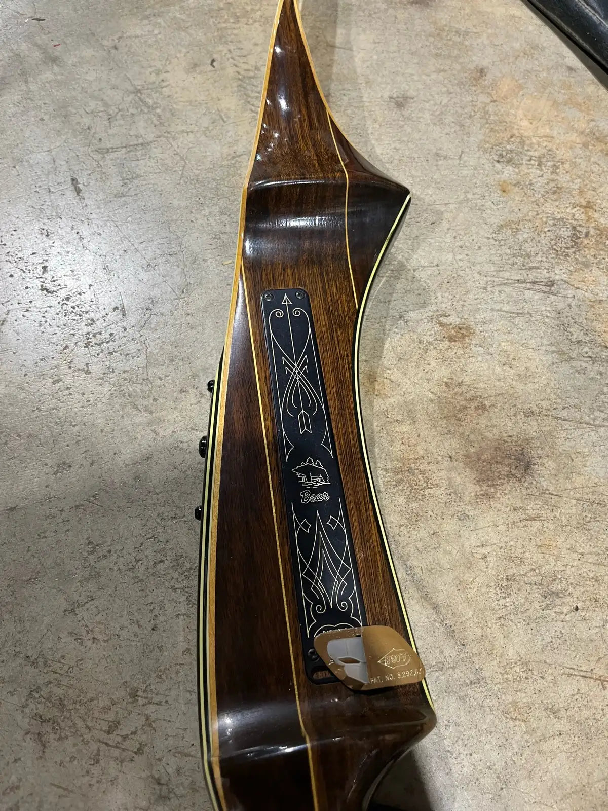 Vintage Bear Temujin target bow