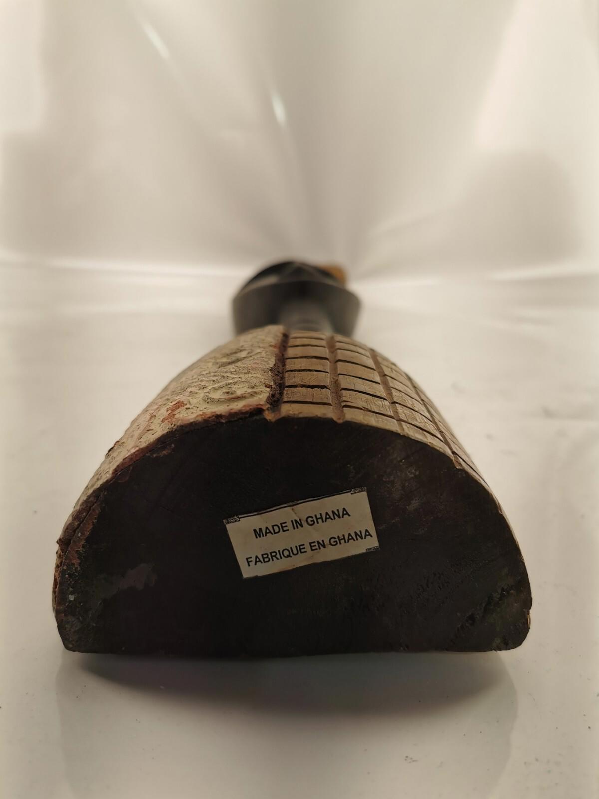 Abstract Sese Wood Sculpture from Ghana