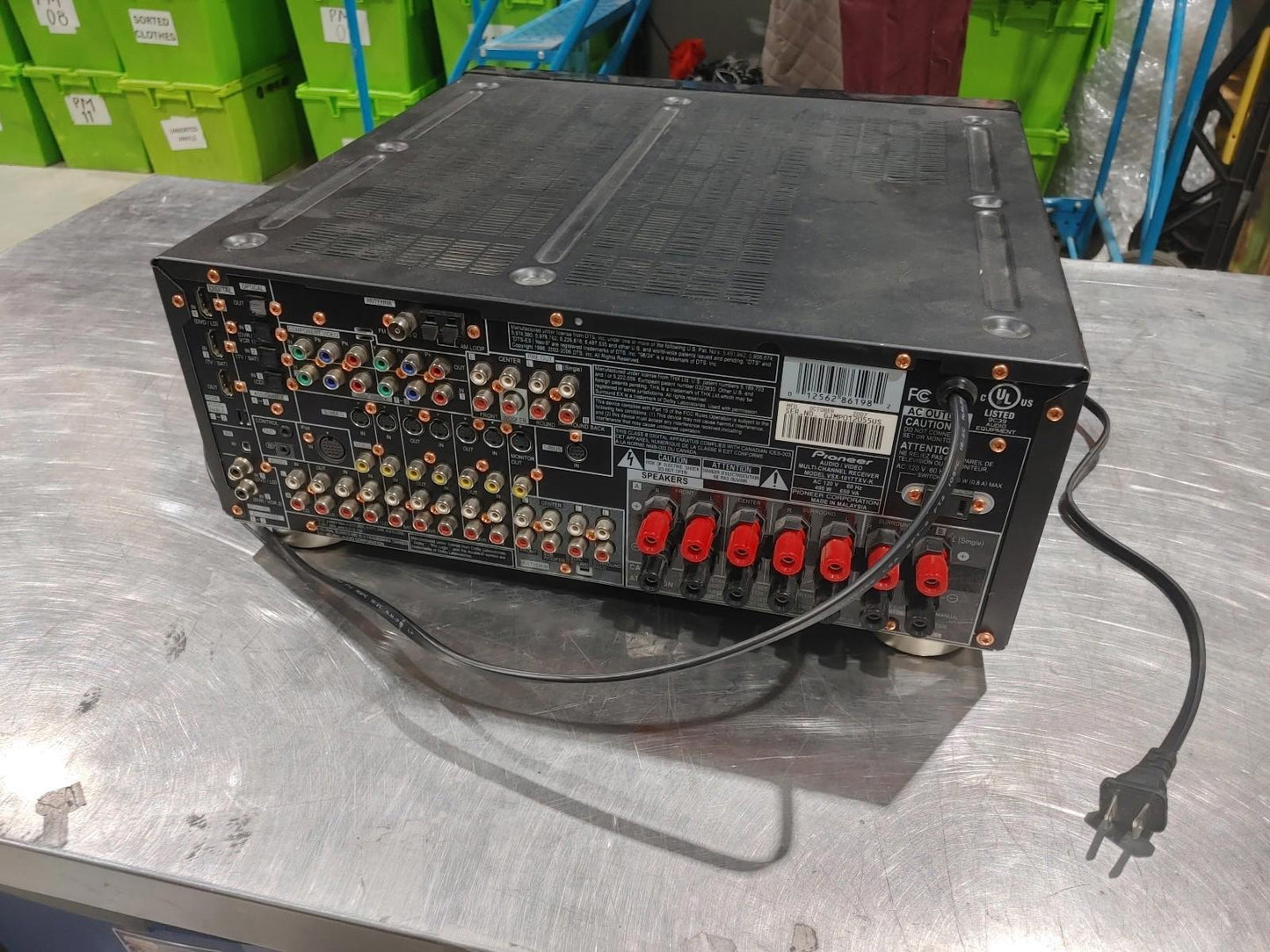 Good Condition Pioneer Audio/Video Multi-Channel Receiver VSX-1017TXV Power Test