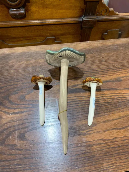 Ceramic Mushroom Figurines