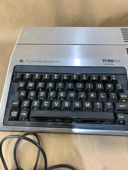 Vintage Texas Instruments TI99/4A Home Computer TI-99 + GAMES + Joystick