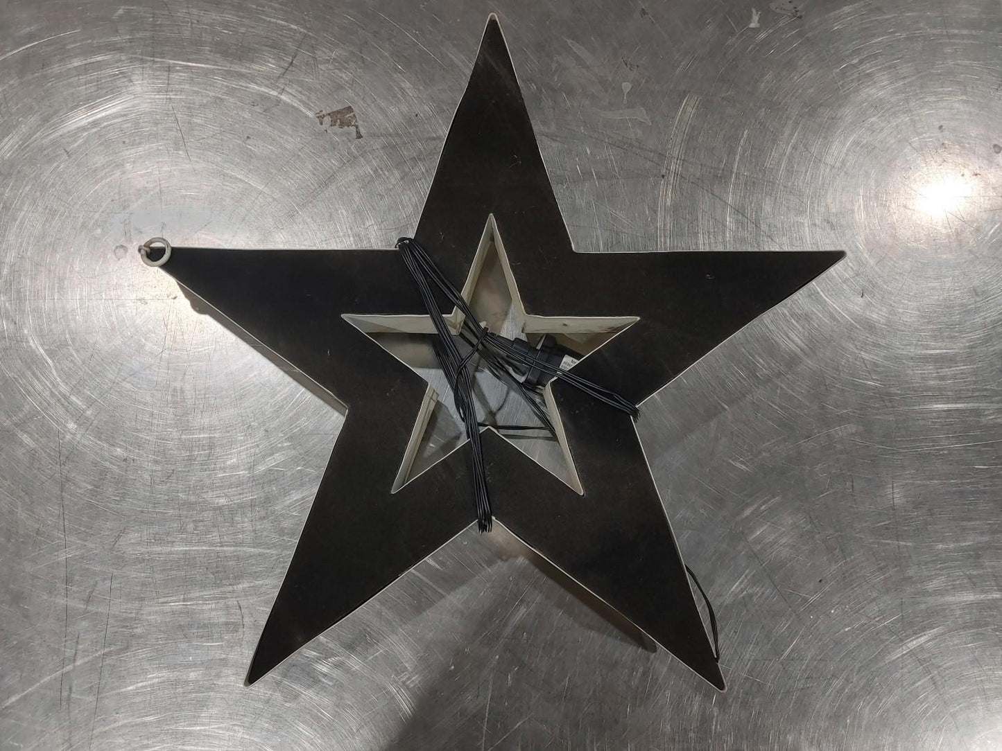 Good Condition Christmas Light up Star Wall Ornament Tested Working