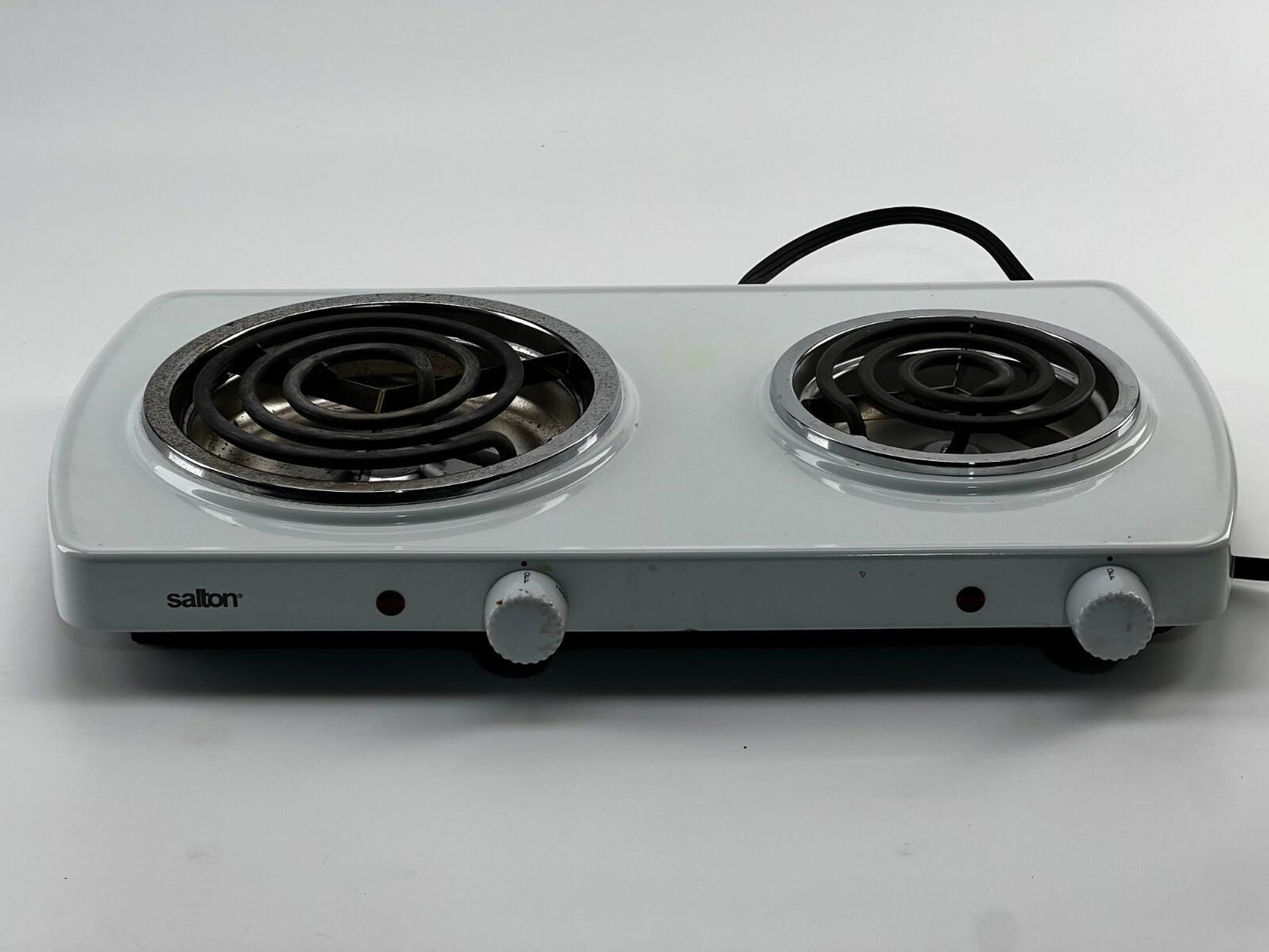 Salton Stainless Steel Portable Double Cooktop