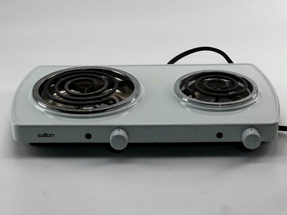 Salton Stainless Steel Portable Double Cooktop