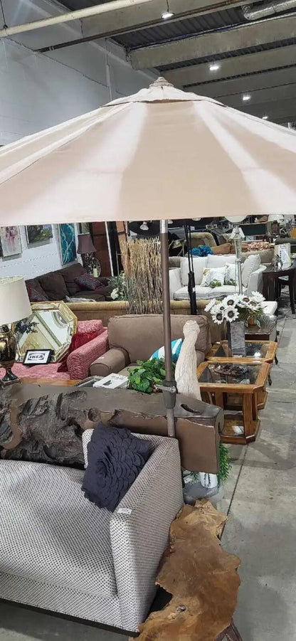 Outdoor Patio Umbrella with Adjustable Pole - 8 ft