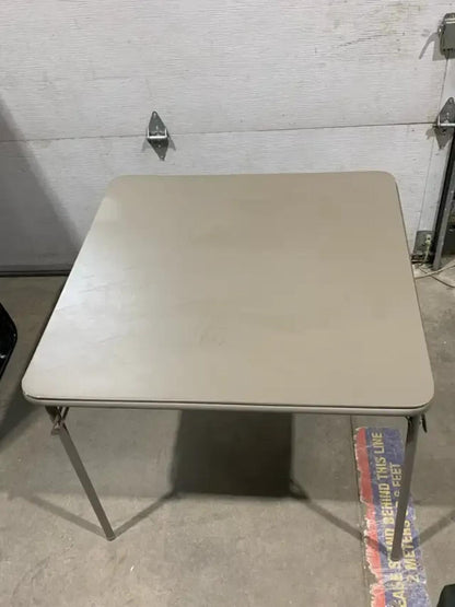 Sand Coloured Padded Folding Table