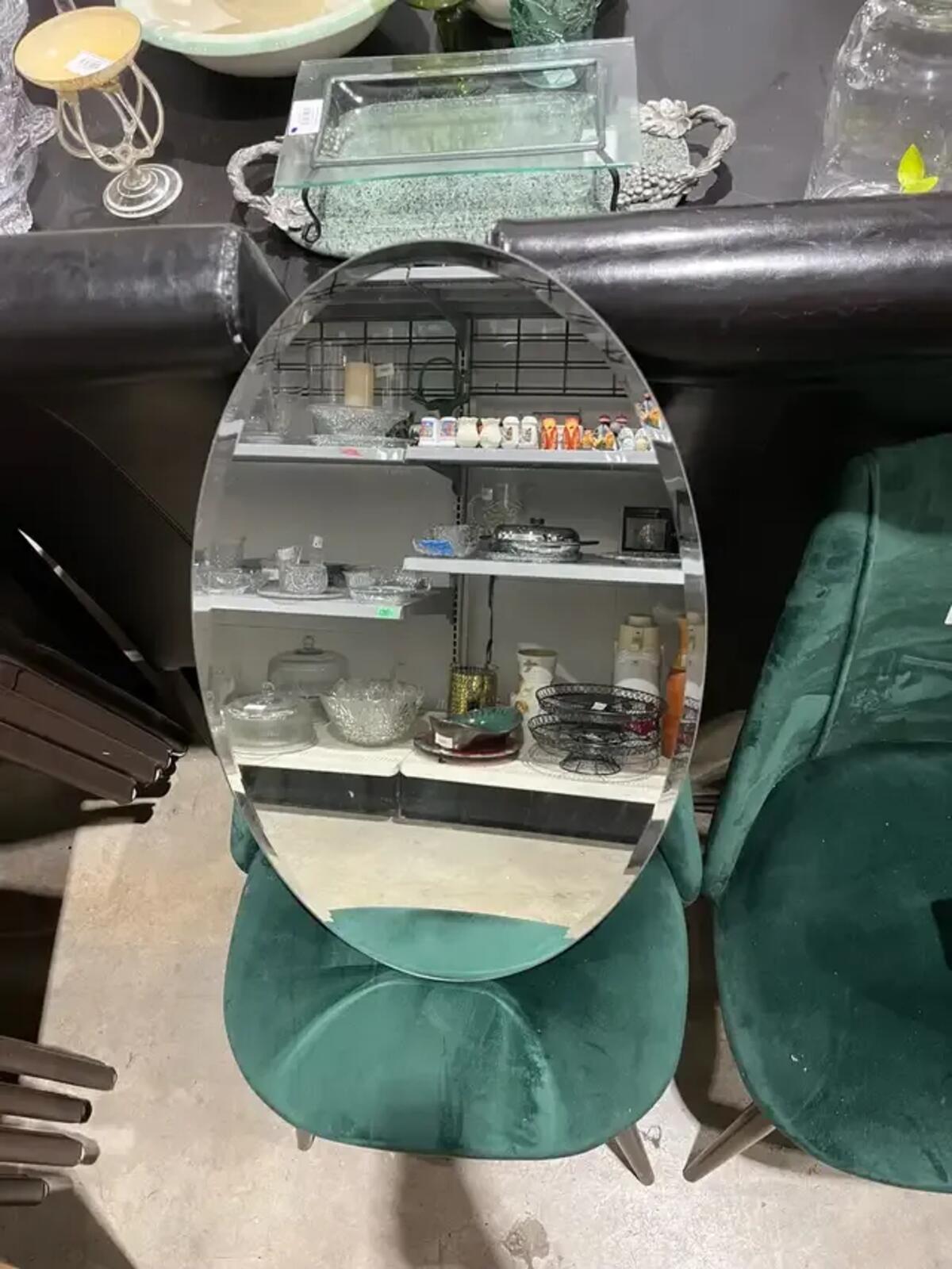 IKEA KOLJA Oval Mirror