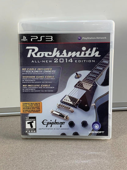 Rocksmith All-New 2014 Edition (Sony PlayStation 3, 2013) PS3 Game Tested