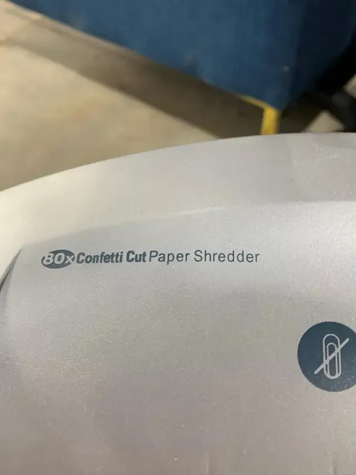 Royal 80x Confetti Cut Paper Shredder