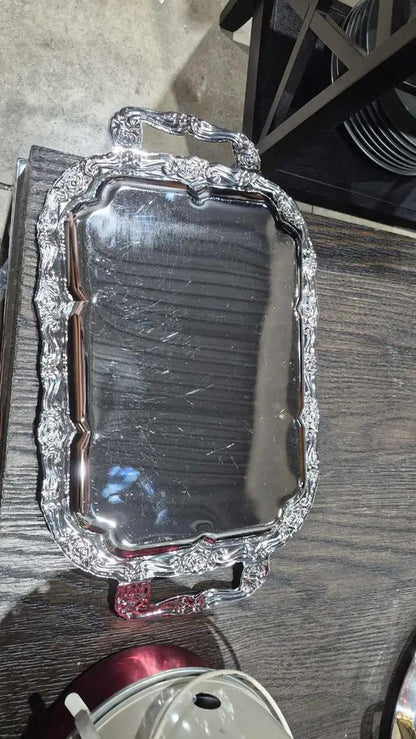 Anniversary Silver Plated Tray
