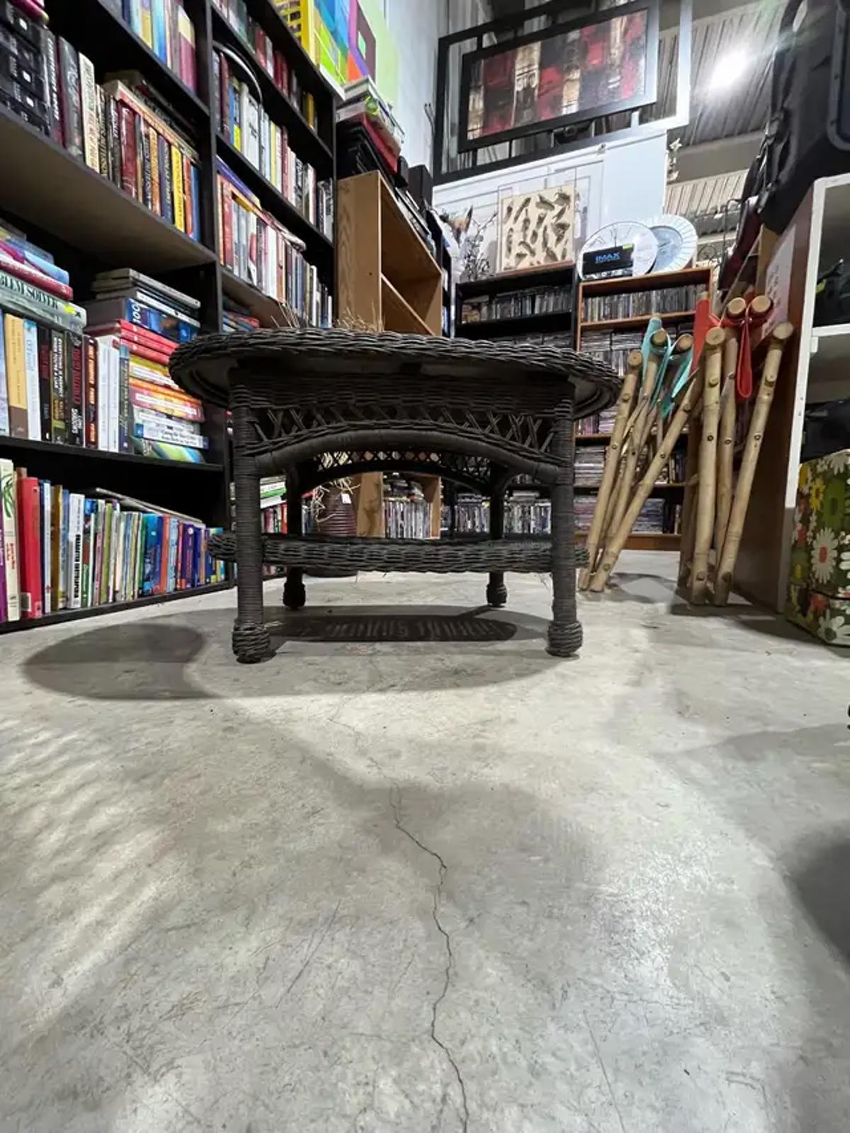 Wicker Garden Set (rocking chair, chair and table)