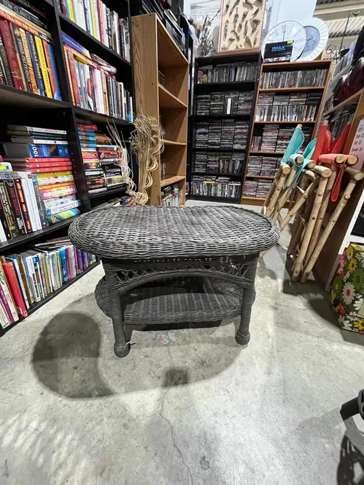 Wicker Garden Set (rocking chair, chair and table)