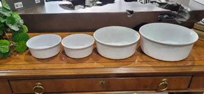 White Ceramic Ramekin Set of 4