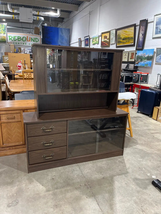 Display Cabinet - TV stand 2 pieces unit