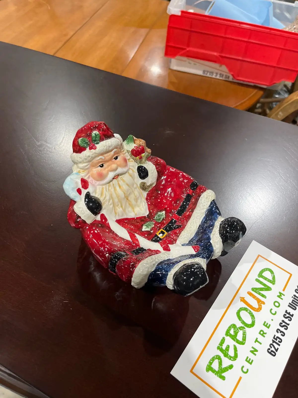 Santa Candy Dish