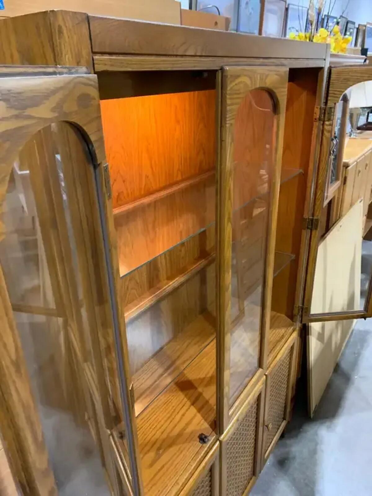 House of Braemore Oak Cabinet Hutch