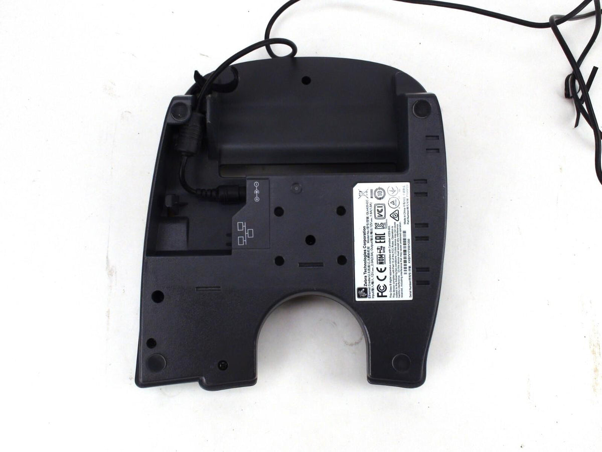 Zebra QLn420 Thermal Printer Ethernet Cradle W Original AC Adapter - No Printer