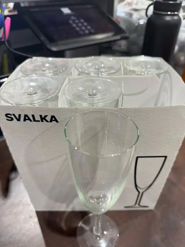 IKEA Svalka Flute Glasses
