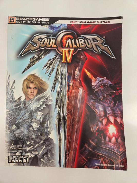 Soul Caliber IV 4 Strategy Guide Bradygames Prima