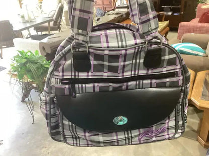 Plaid Roots Shoulder Bag