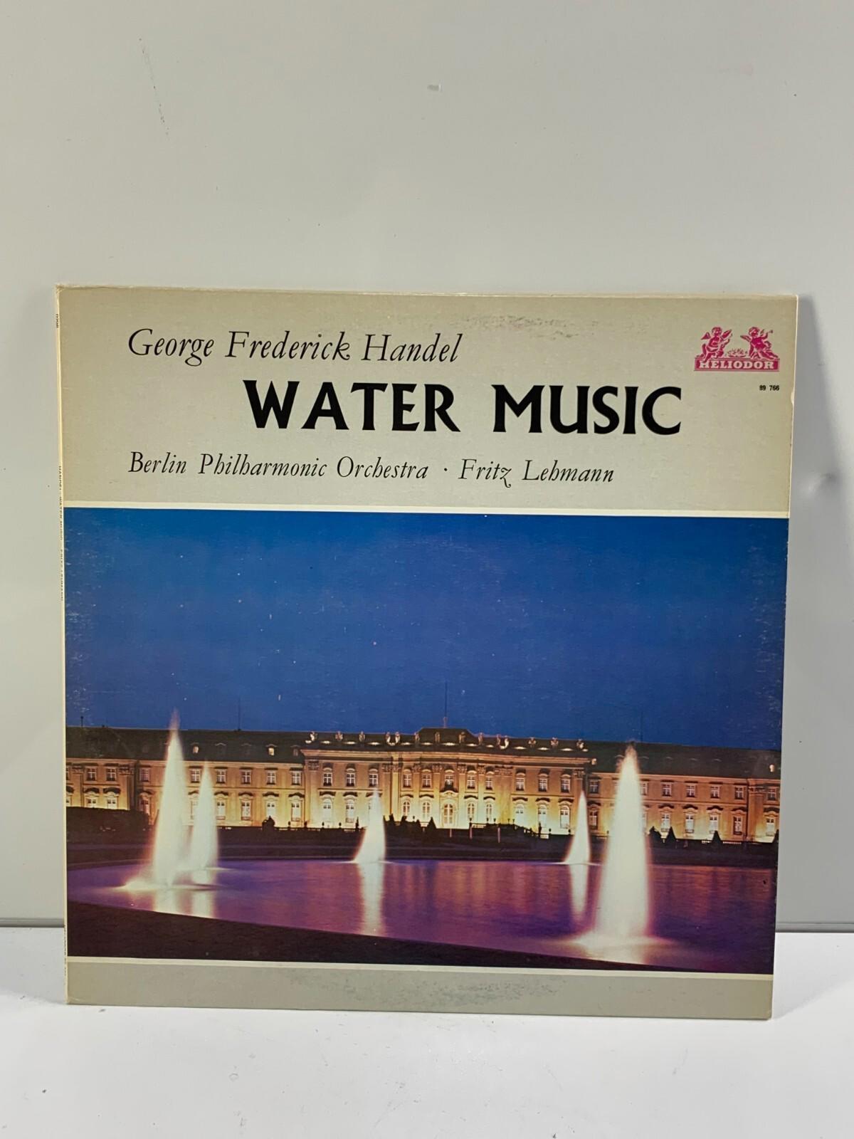 Handel - Fritz Lehmann, Berlin Philharmonic Orchestra - Water Music (LP, Album)