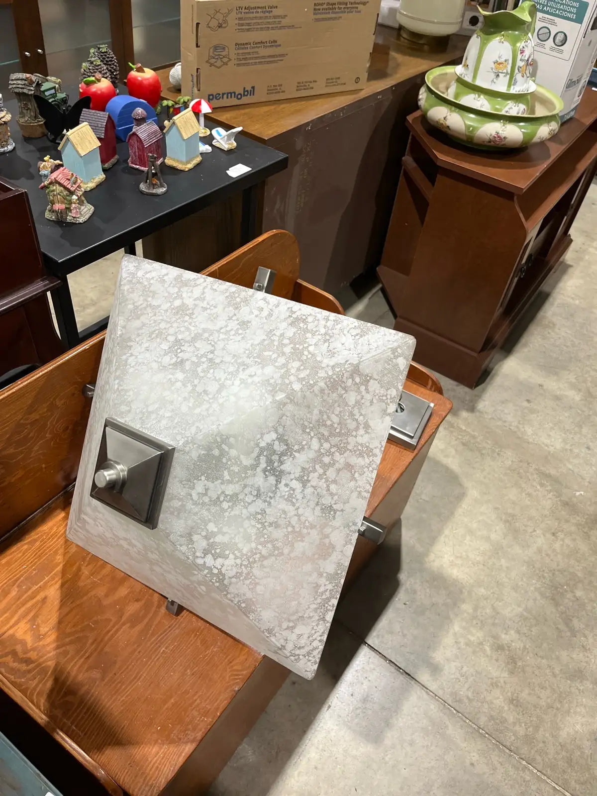 Inverted Pyramid Pendant fixture Ceiling Light