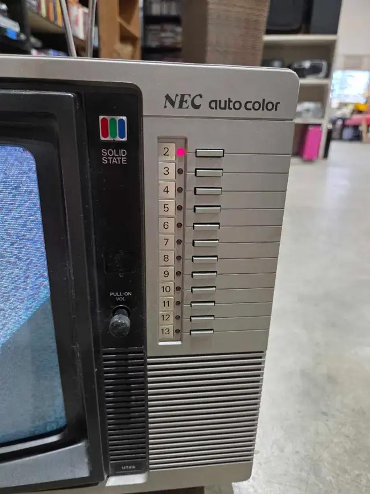 Retro NEC Autocolor 14" TV