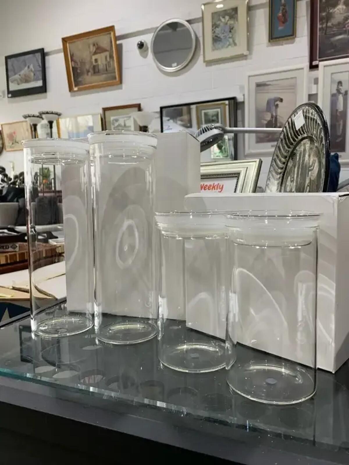 SENS 4 Glass Canisters