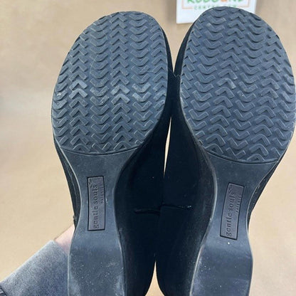 Gentle Souls Women’s Black Suede Heels (Size US 8.5)